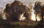 The dance of the nymphs Corot Camille